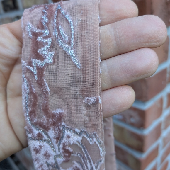 Baltic Born | Uma Velvet Maxi Pink Floral Dress - Picture 7 of 11